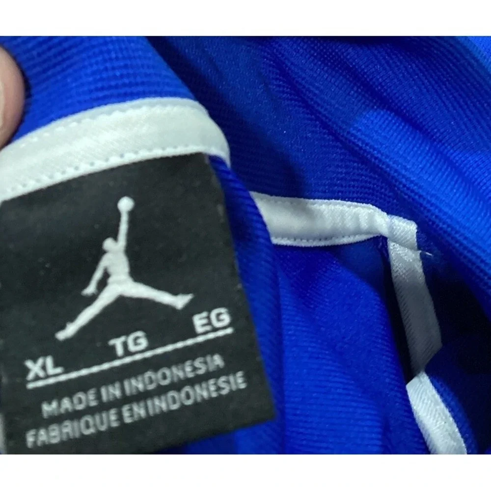 Nike Air Jordan Full Zip Track Jacket Blue White Mens XL